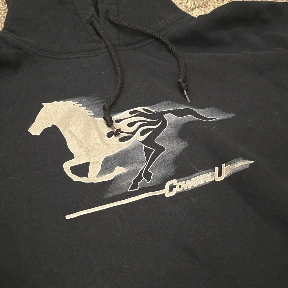 Vintage Cowgirl Up Hoodie Y2k Cowgirl